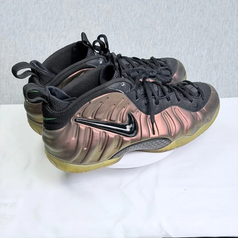 Nike Air Foamposite Pro Gym Green 2012 Mens Size 14 624041-302 Iridescent Black
